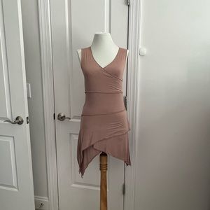 Asymmetrical Layered Tank Top Tunic, M